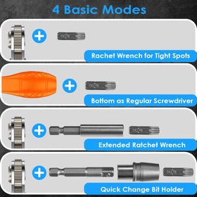 GreaTalent Wide-range bit set with various heads for versatile repairs