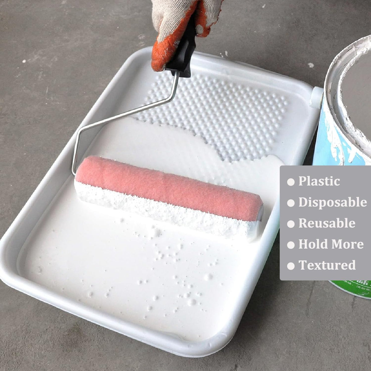 Greatandrew 9-inch tray set ideal for brushes and rollers