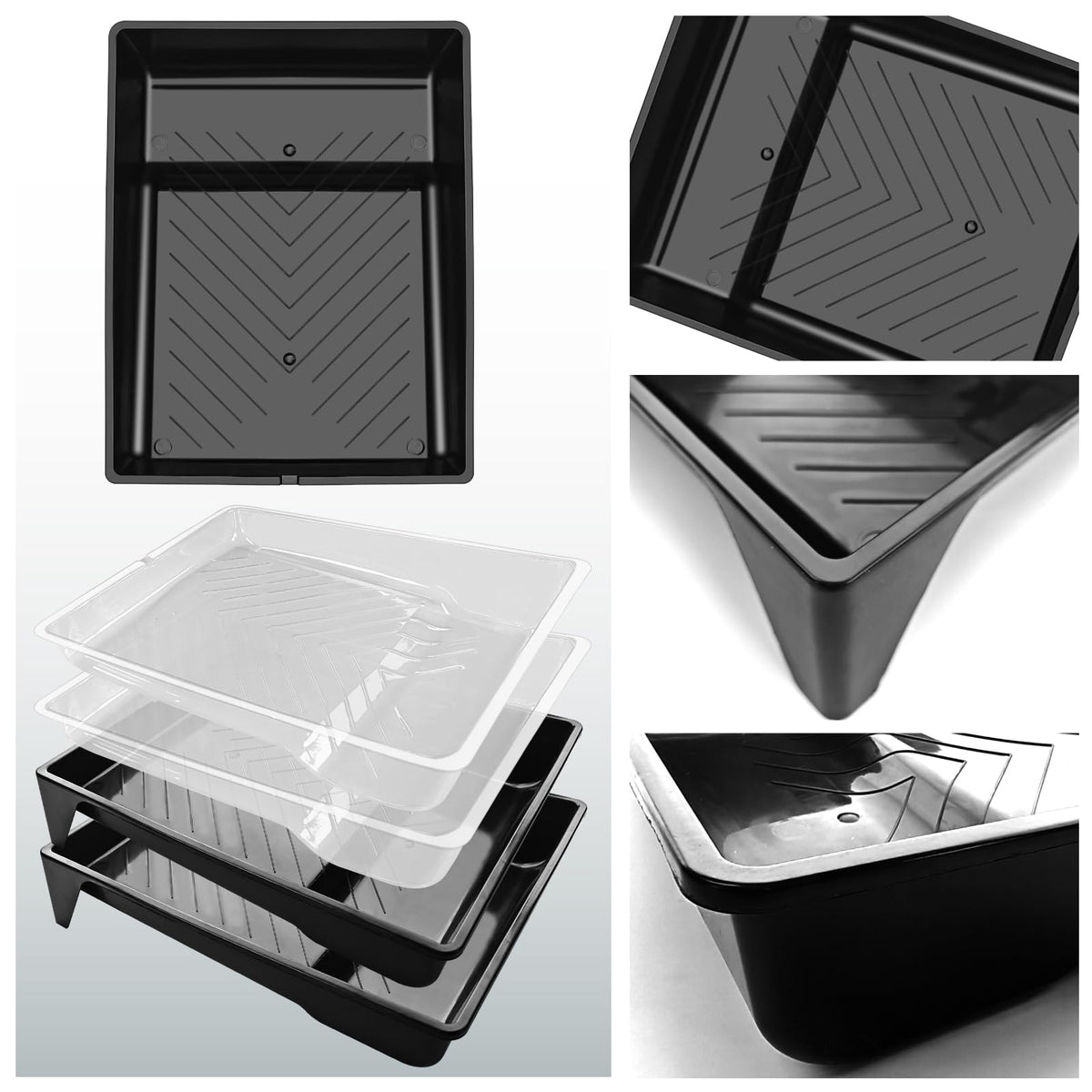 Greatandrew disposable liners offer mess-free painting and quick cleanup.