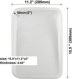 Greatandrew disposable liners provide quick cleanup during projects