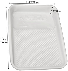 Greatandrew disposable liners fit 9-inch trays for spill-free sessions.