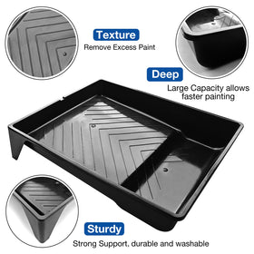 Greatandrew liner features textured surface that reduces drips.
