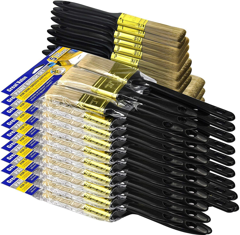 Greatandrew 3-inch flat paint brush for smooth wall and trim coverage