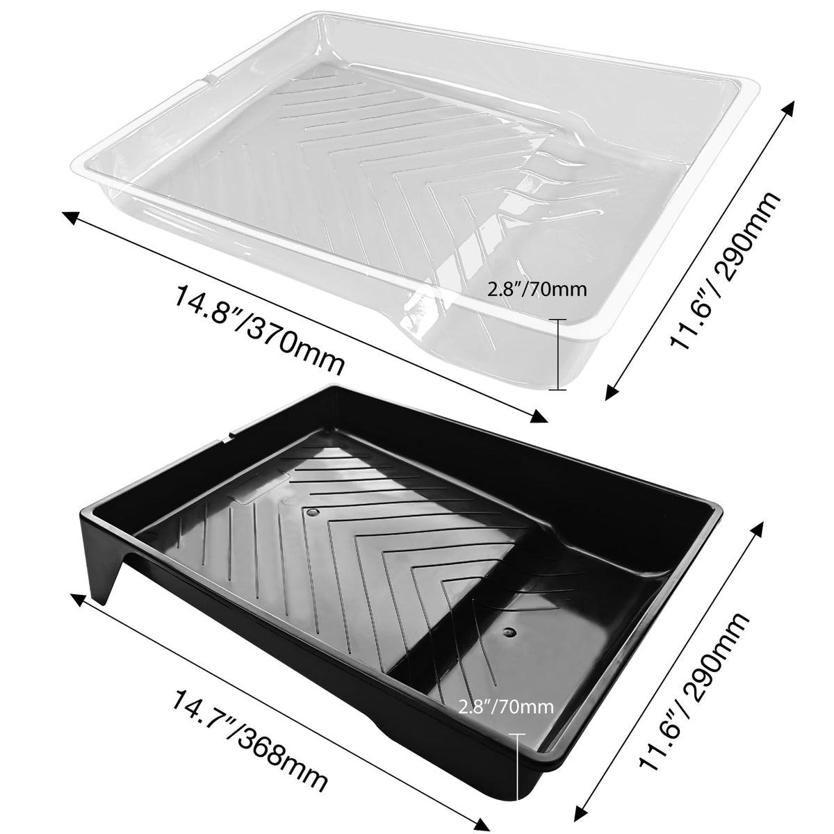 Greatandrew dual-pack trays provide sturdy bases for repeat projects.