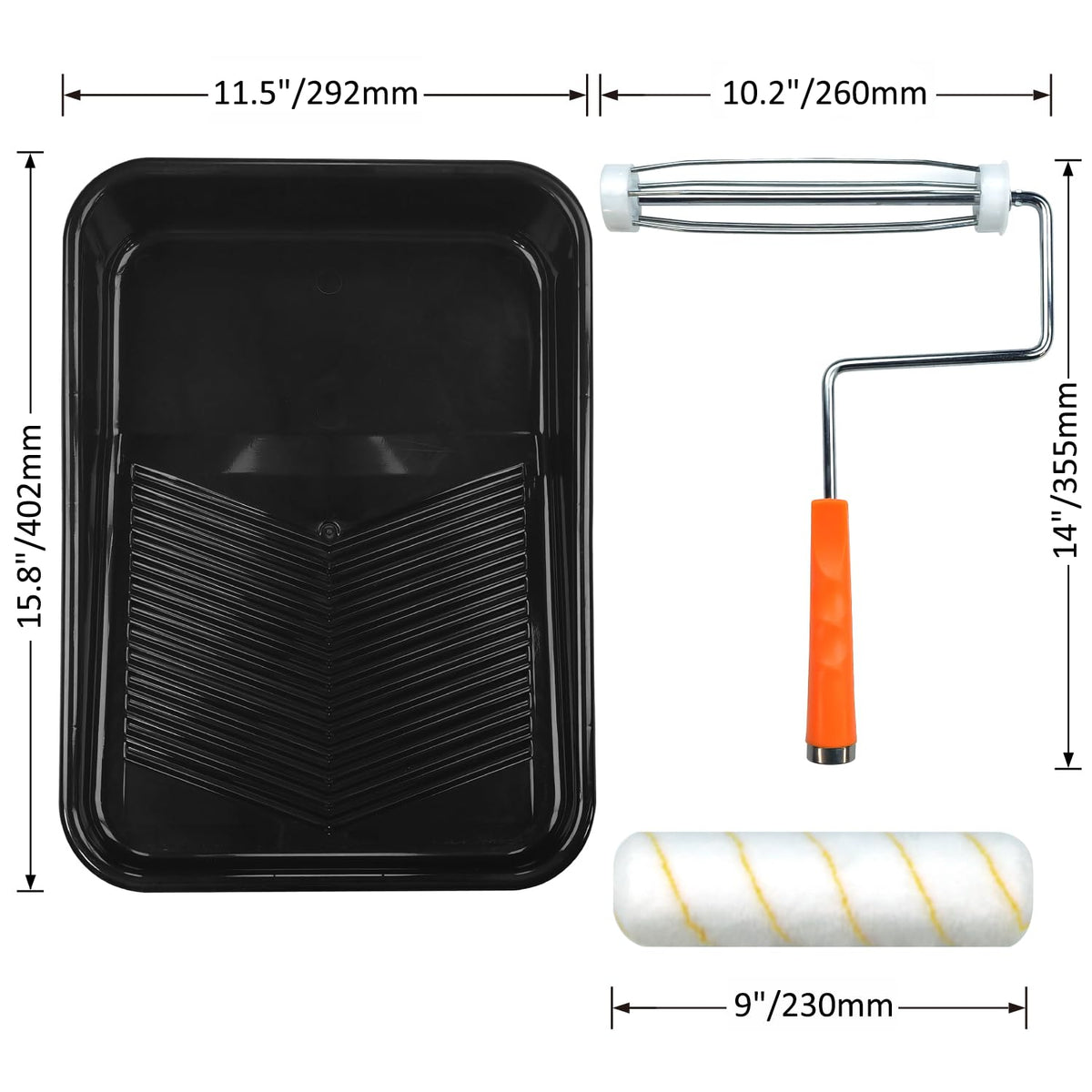 Greatandrew textured tray liner reduces splatter for cleaner edges