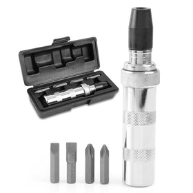 GreatNeck IMD5 impact driver set case showcases portable organization for on-site repairs.