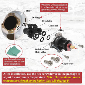 GREATUS GP76851 valve assembly illustration for DIY replacement