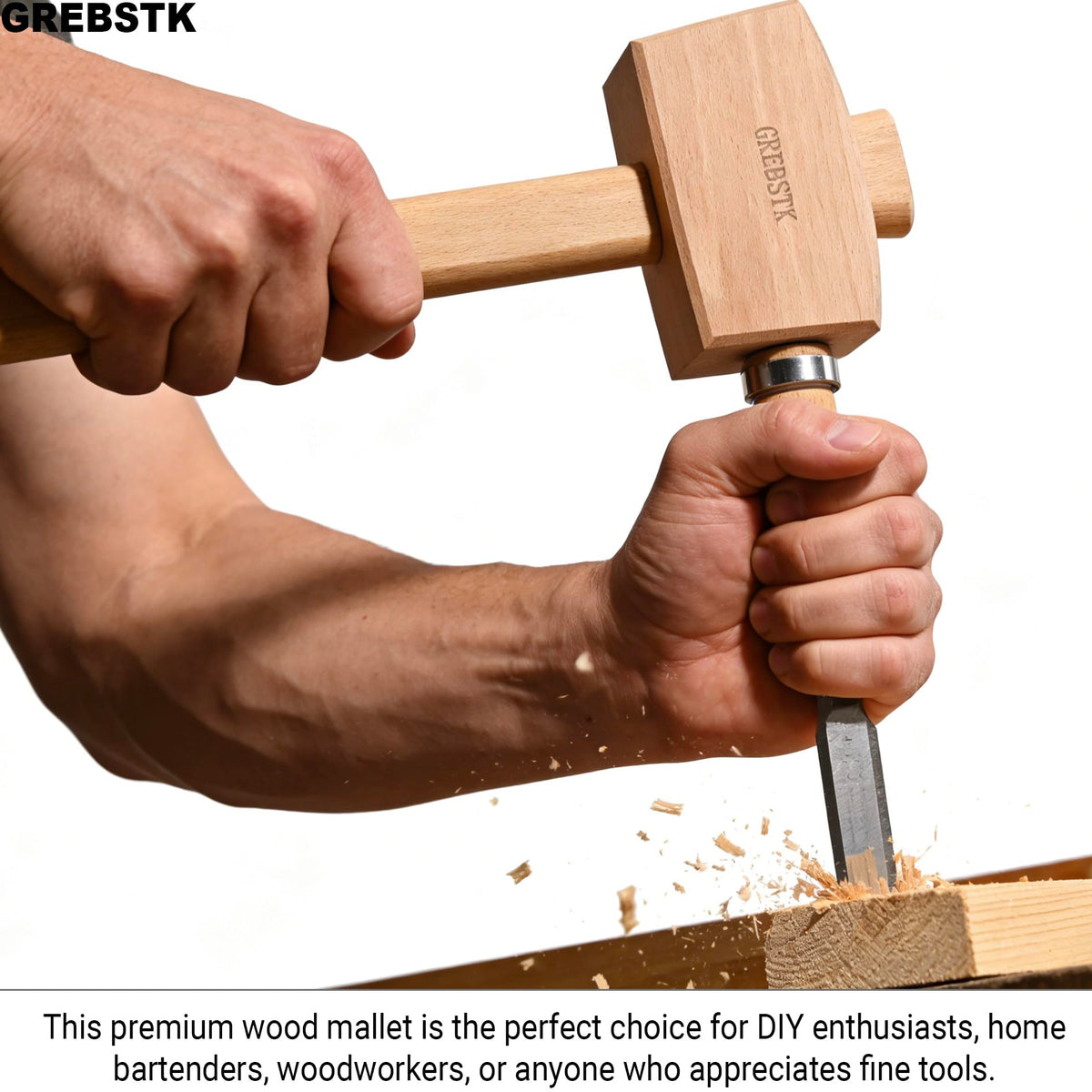 GREBSTK Beech Wood Mallet gift-ready tool for hobbyists
