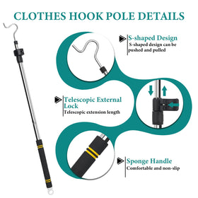 Greeily 4.7 inch hook supports garments with reliable strength