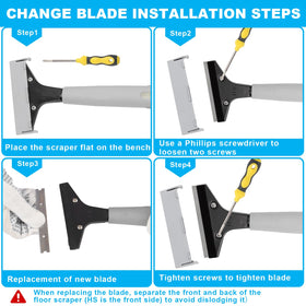Greeily scraper in use removing wallpaper from a wall