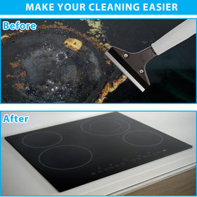 Greeily floor scraper with ergonomic non-slip grip