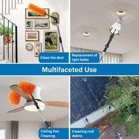 Greeily universal threaded tip accepts diverse attachments for painting and cleaning