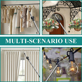 Greeily rust-resistant stainless steel hook offers durable performance in humid spaces
