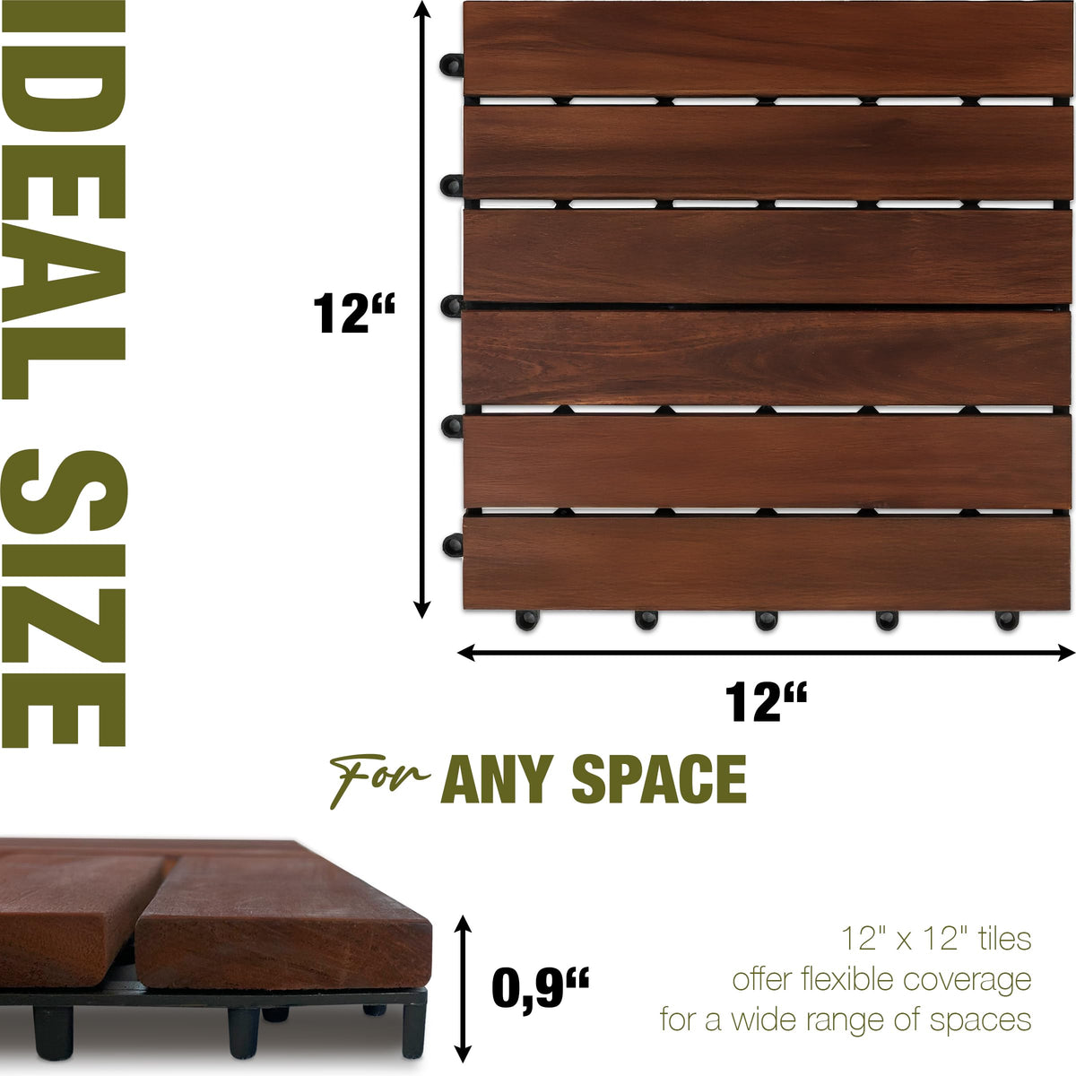 Green Alluvium acacia wood texture close-up highlighting natural grain and warm color.
