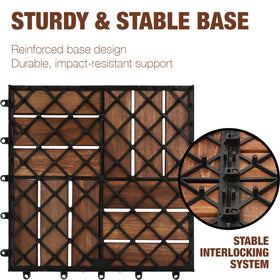 Green Alluvium deck tile outdoor balcony setup shows versatile flooring.