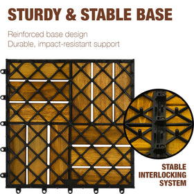 GREEN ALLUVIUM versatile deck tiles suit balconies and backyards.