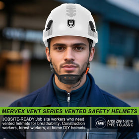 GREEN DEVIL ABS material safety helmet protecting against impacts on site