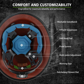 GREEN DEVIL interior suspension showing four-point system and cushioned comfort