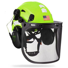GREEN DEVIL forestry helmet – overall view, durable protection for demanding outdoor work.