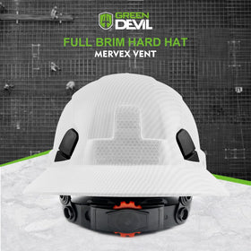 Green Devil hydrographic transfer pattern adds distinctive, stylish construction gear