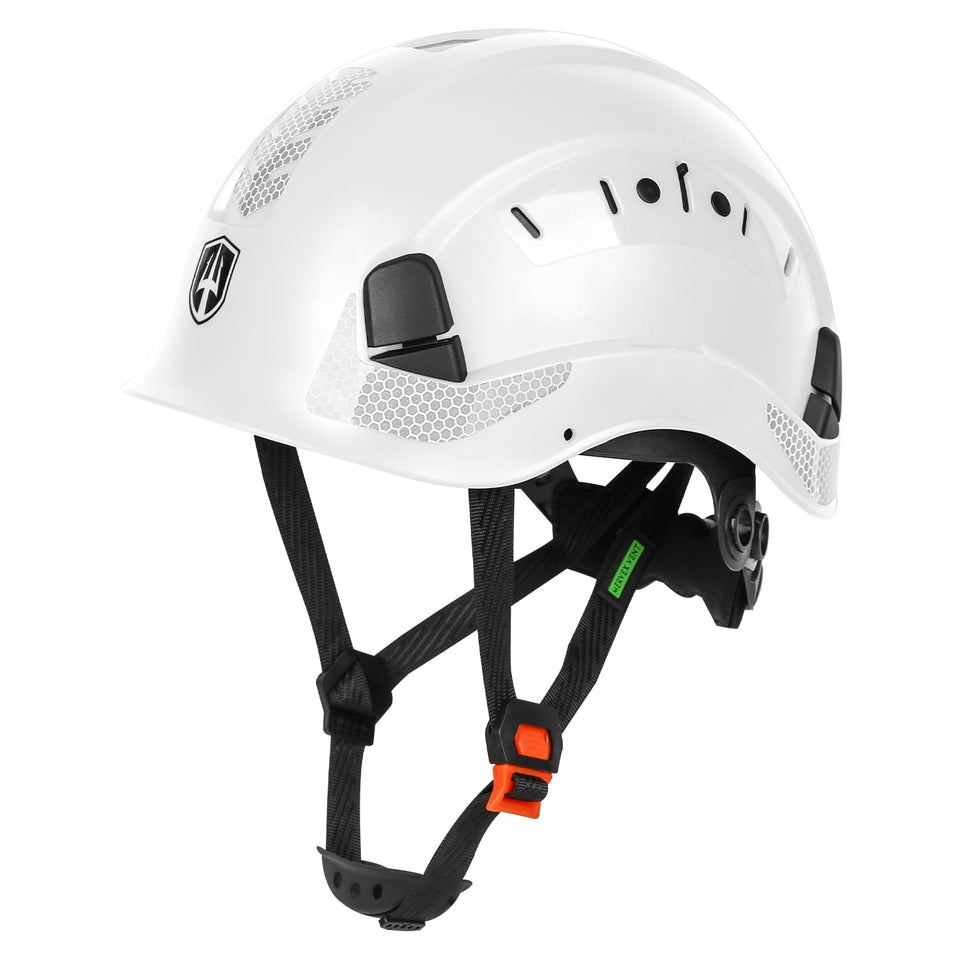 GREEN DEVIL Mervex vented safety helmet front view showing lightweight ABS construction and all‑day comfort