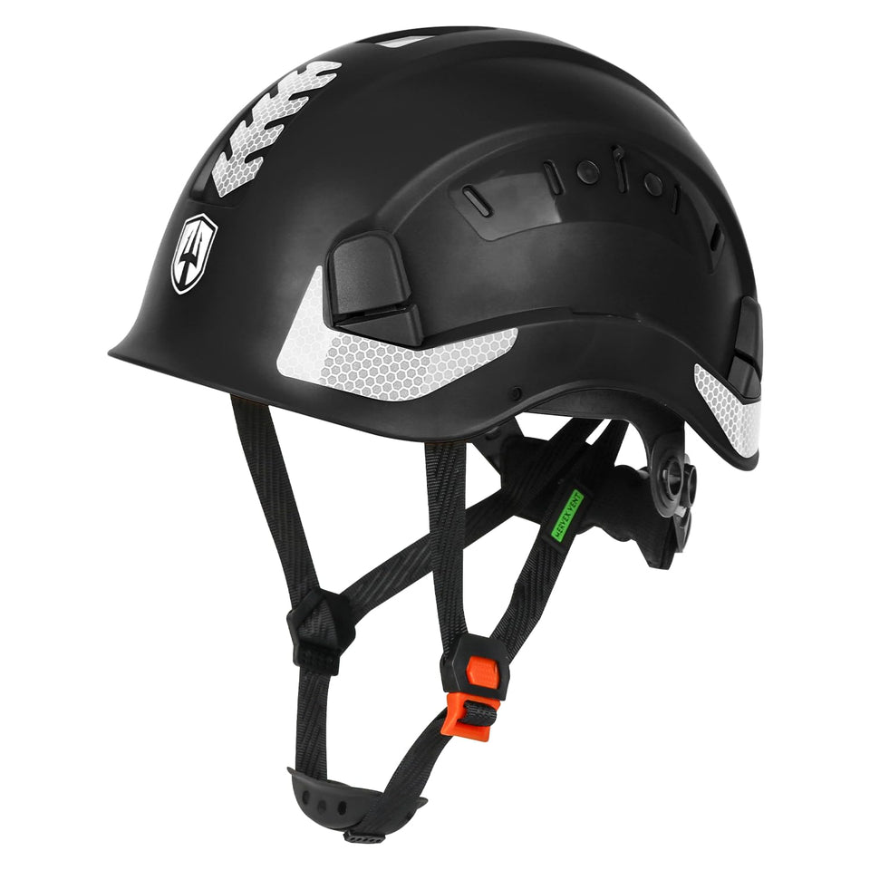 GREEN DEVIL safety helmet front view with sturdy ABS shell and comfortable fit.