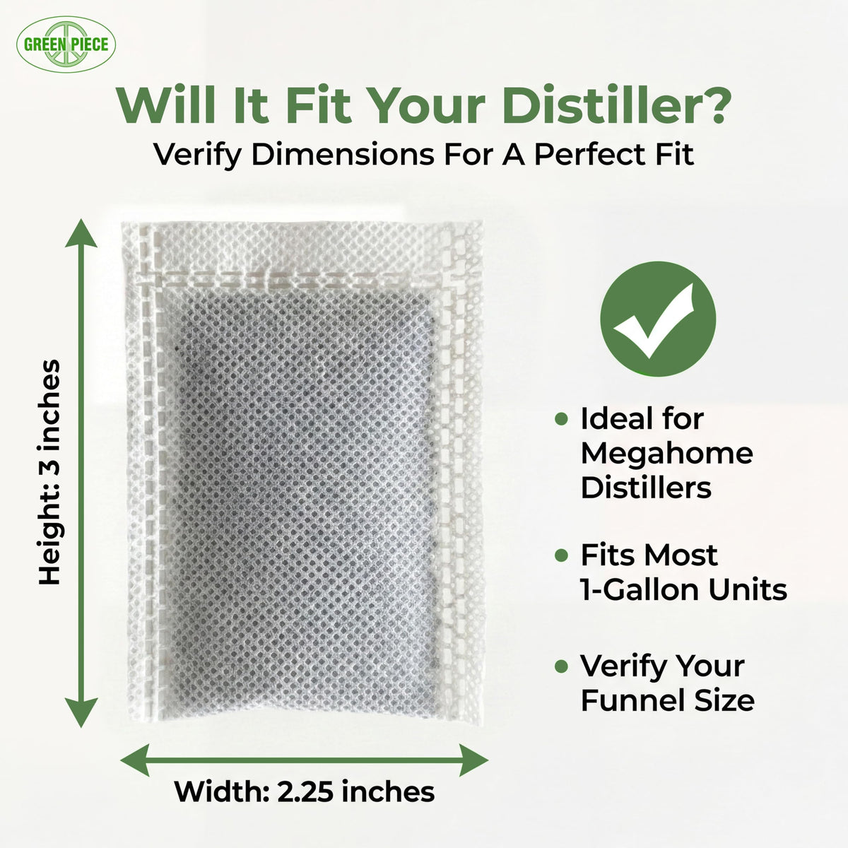 Green Piece coconut shell charcoal close-up shows premium filtration media