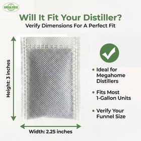 Green Piece coconut shell charcoal close-up shows premium filtration media