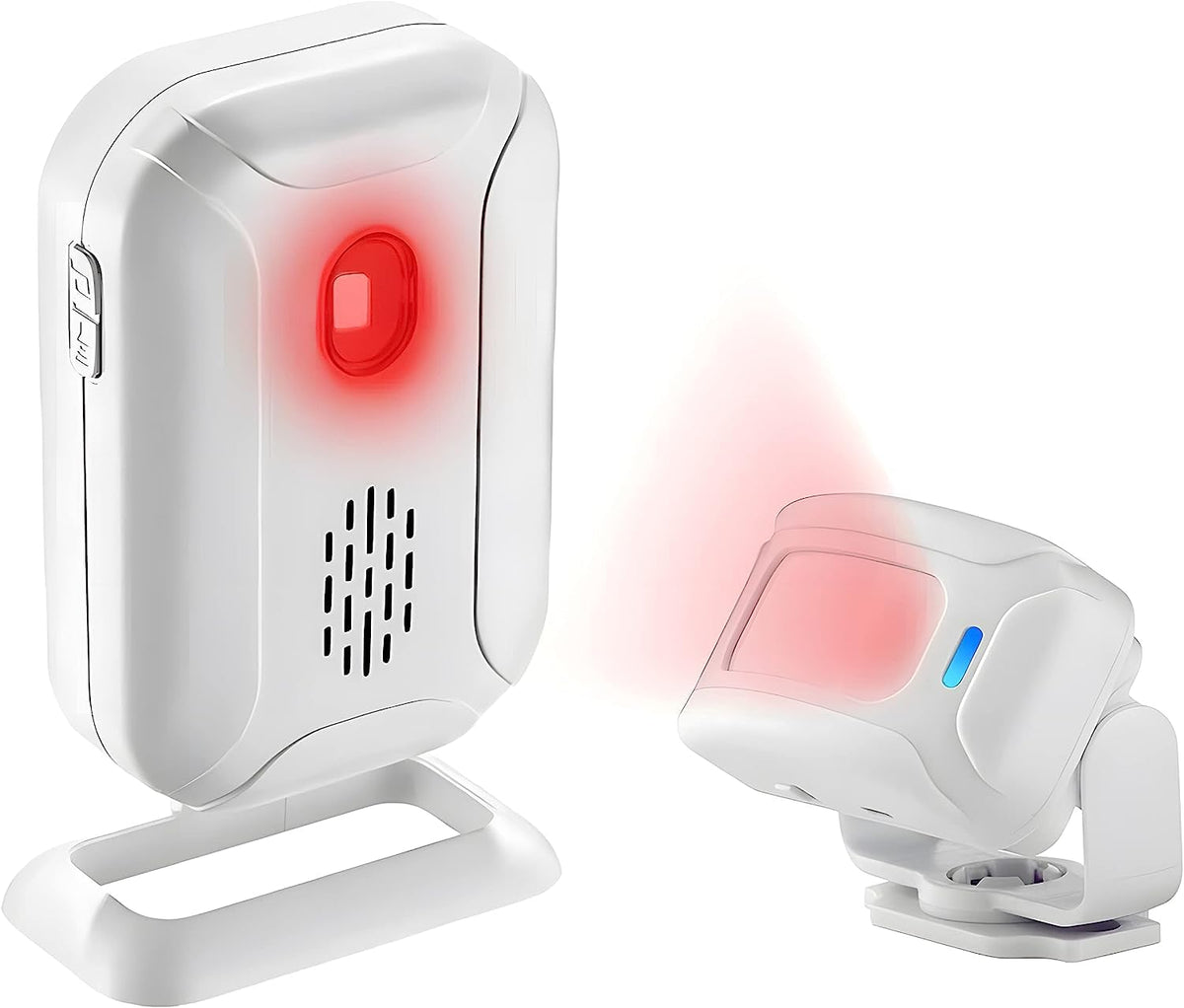 Greencycle Motion Sensor Doorbell front view with compact wireless design for quick entry alerts.