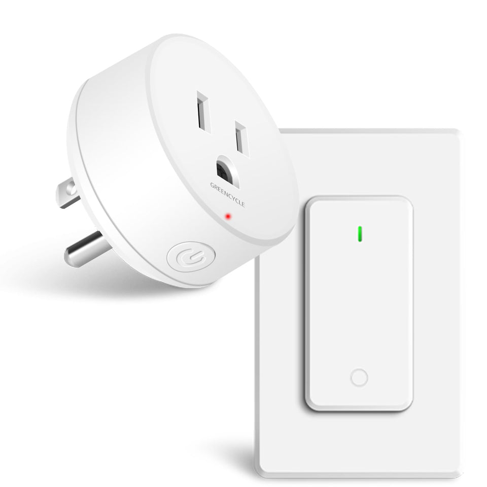 Greencycle remote outlet base enables easy control of lamps and fans