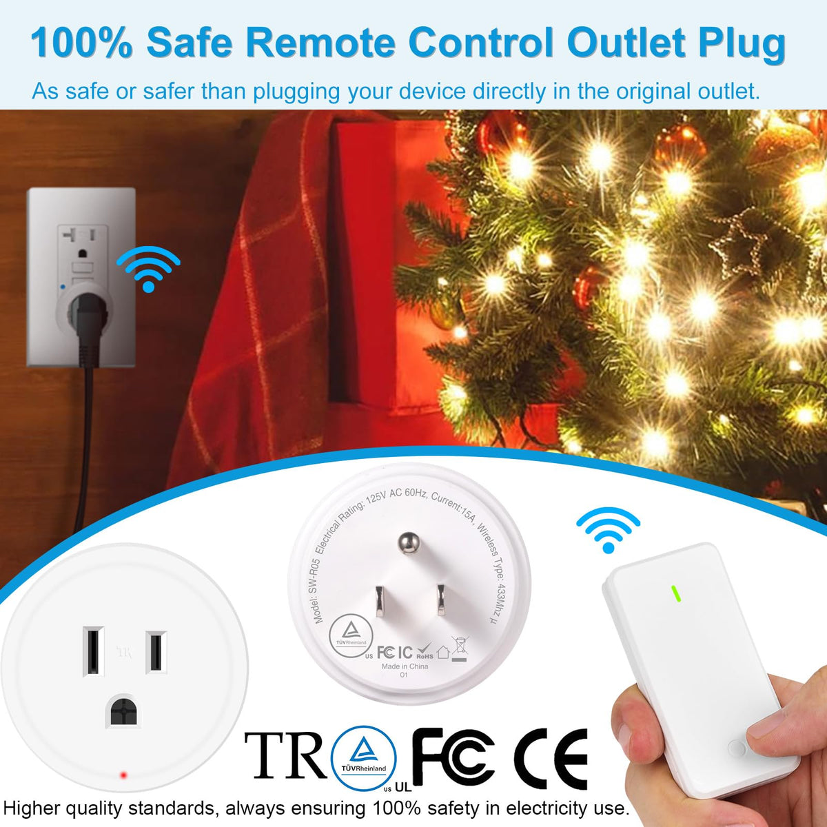 Greencycle wall-mounted remote control showing clutter-free switch placement