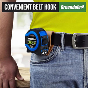 Greendale belt clip design for easy carrying on job sites