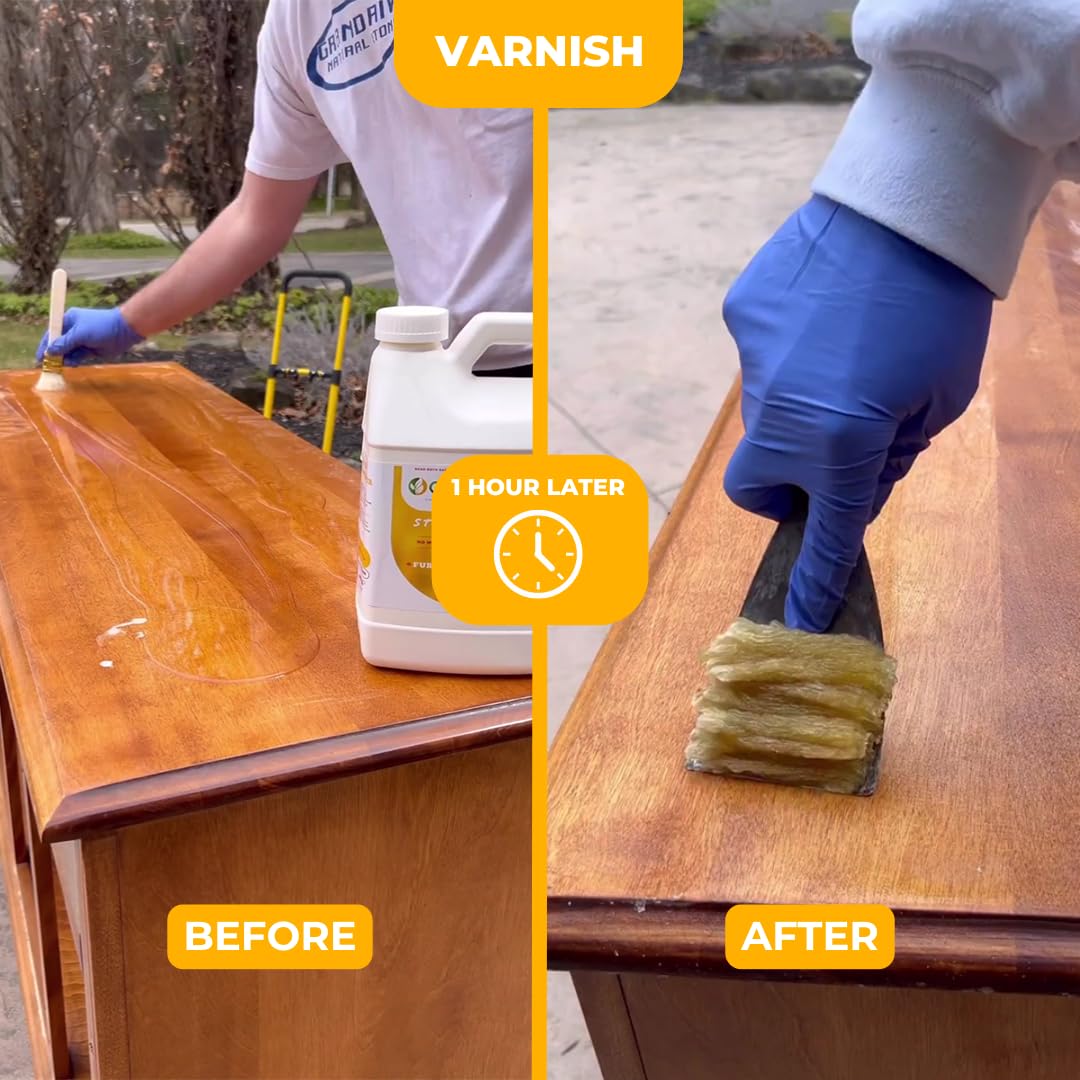 GREENEZ Strip & Clean residue-removal-spray helps wipe away stripping residue cleanly.