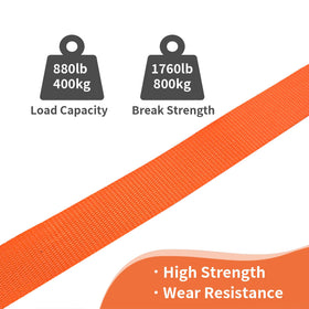 GreenGiggle high-visibility orange straps stay easy to locate in low light.