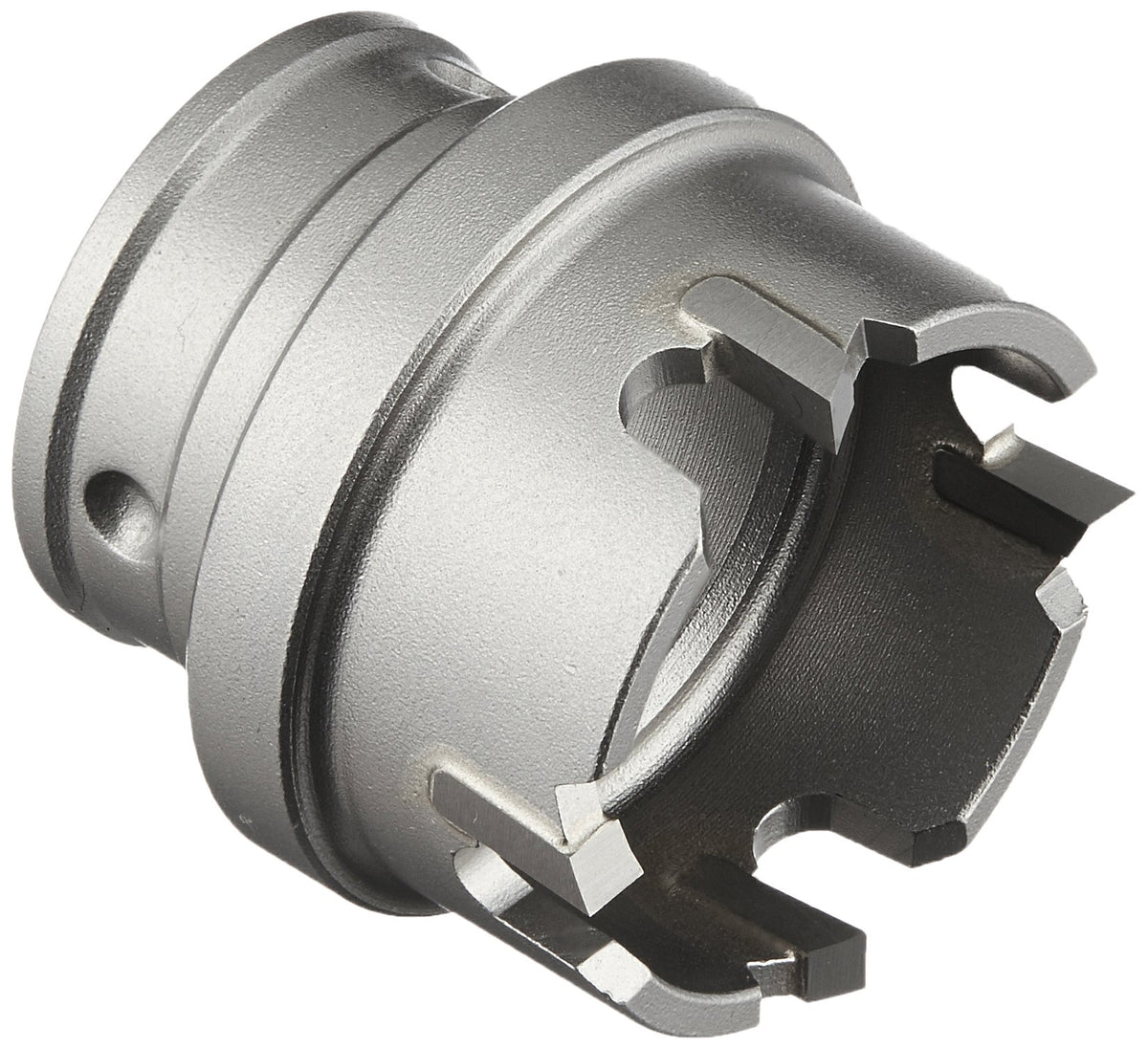 Greenlee 645-1-1/8 quick-change hole cutter arbor for fast, burr-free cuts.