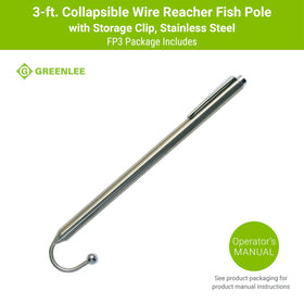 Greenlee FP3 end hook grabs cables up to 3/4 inch for quick installs