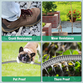Greenleisure versatile hose suitable for yard cleaning and garden watering.
