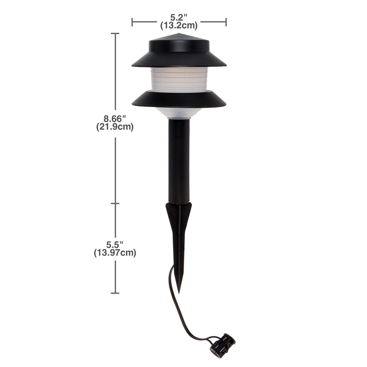 GreenLighting Paradise path light with frosted lens for soft illumination