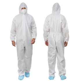 Greenour hazmat suit with hood offers comfortable protection for painting tasks