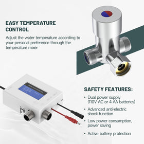 Greenspring zinc alloy body with durable chrome plating withstands daily use