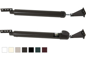 Greenstar Touch 'n Hold bronze closer holds doors open hands-free for convenient access