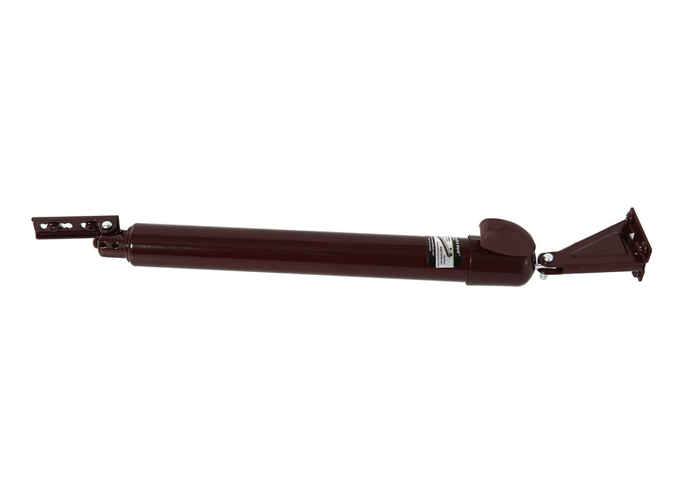 Greenstar Touch 'n Hold door closer holds open at desired position for hands-free access.