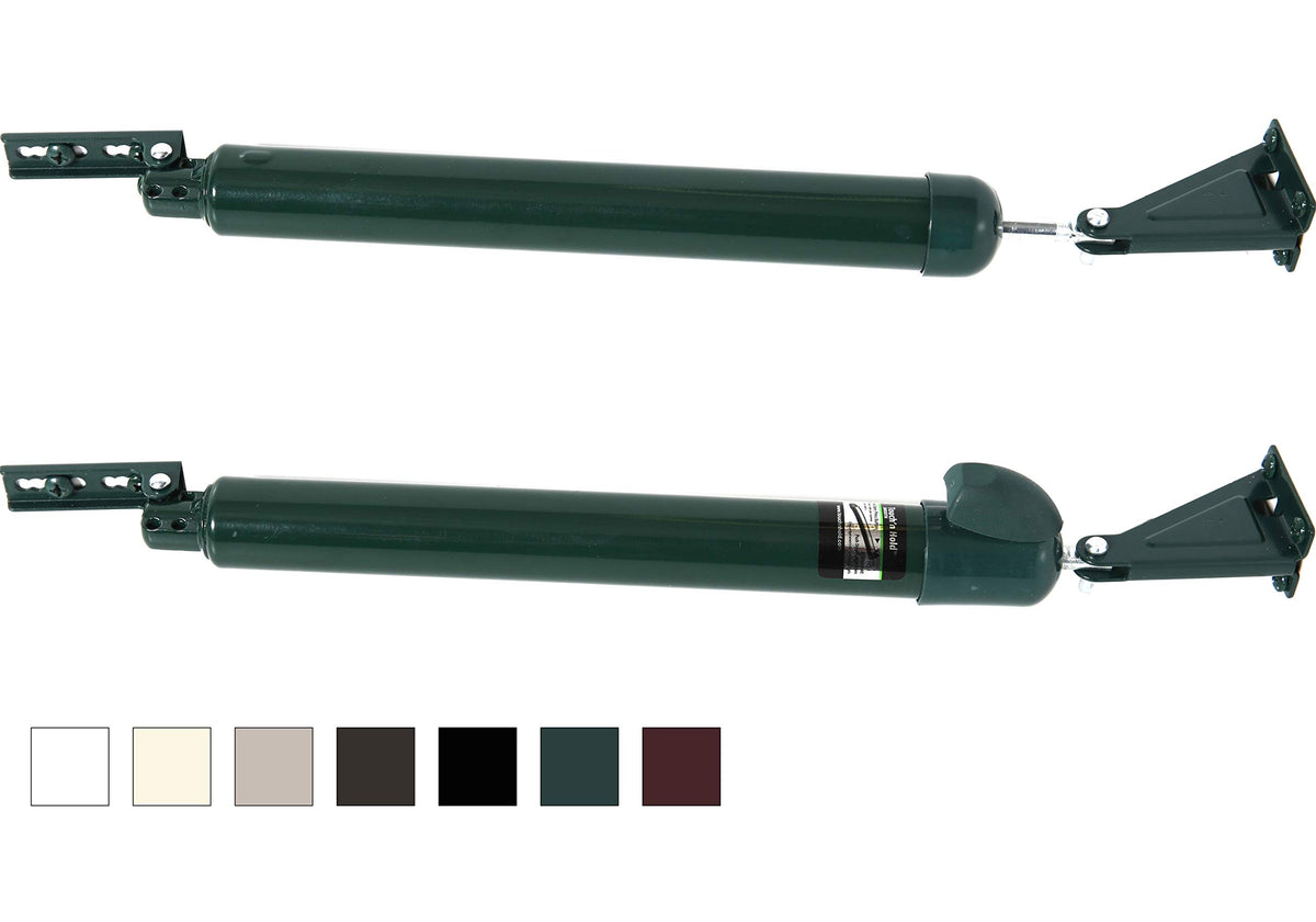 Greenstar Touch 'n Hold hold open button demonstrates hands-free control for easy entry.