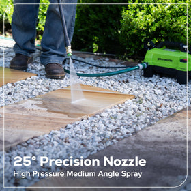 Greenworks 20-foot hose extends reach for patios and decks