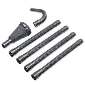 Greenworks gutter kit with 11ft reach for easy debris clearing