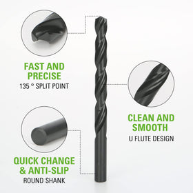 Greenworks magnetic bit holder keeps bits secure during fastener driving.