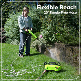 Greenworks outdoor cleaning kit for patios and furniture