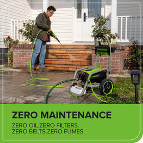 Greenworks Pro 25ft Uberflex hose offers kink-resistant flexibility