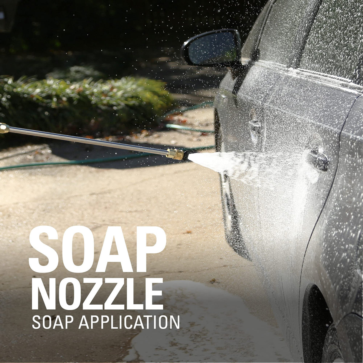Greenworks push-button start for effortless, ready-to-use operation.