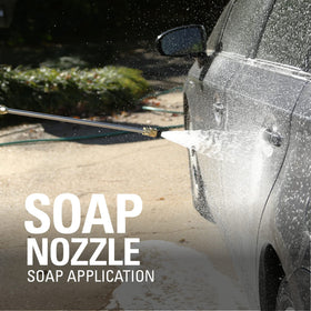 Greenworks push-button start for effortless, ready-to-use operation.